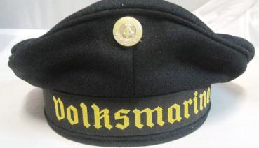 Orig. Volksmarine Tellermütze NVA Schirmmütze Marine Gr. 59